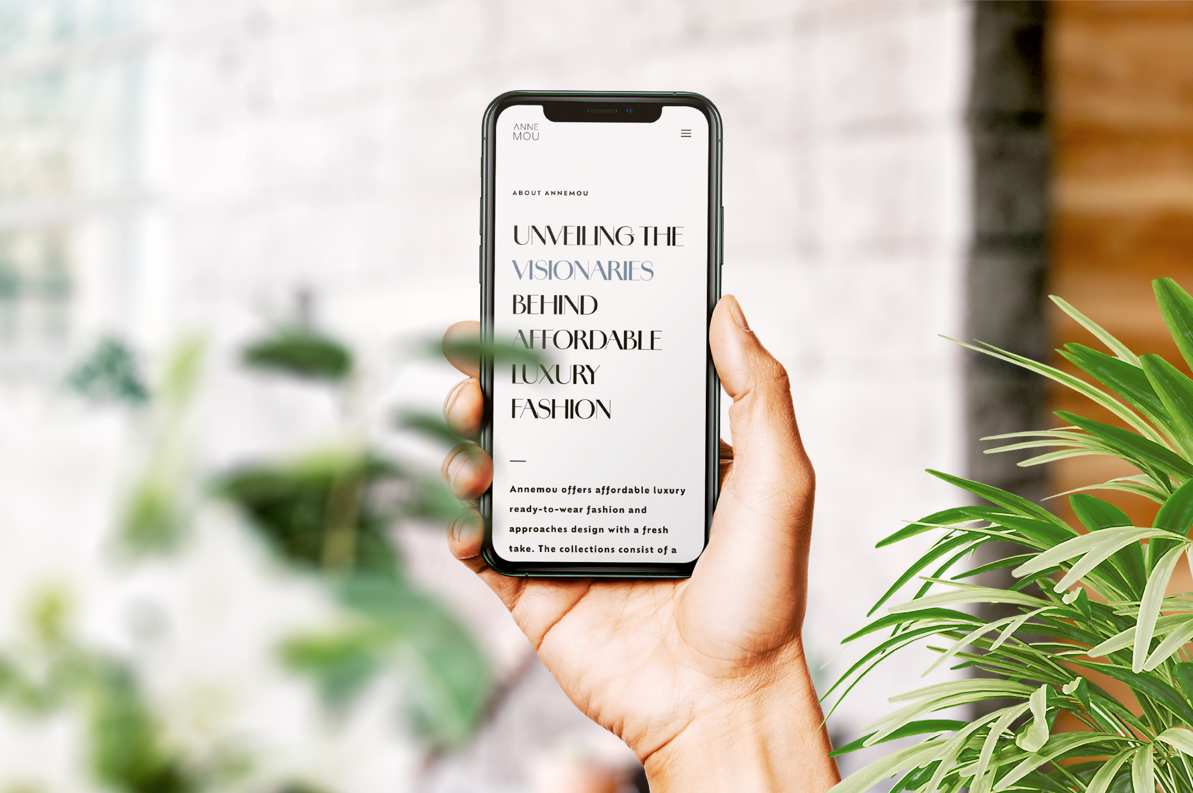 Annemou Impressie Website Mobiel