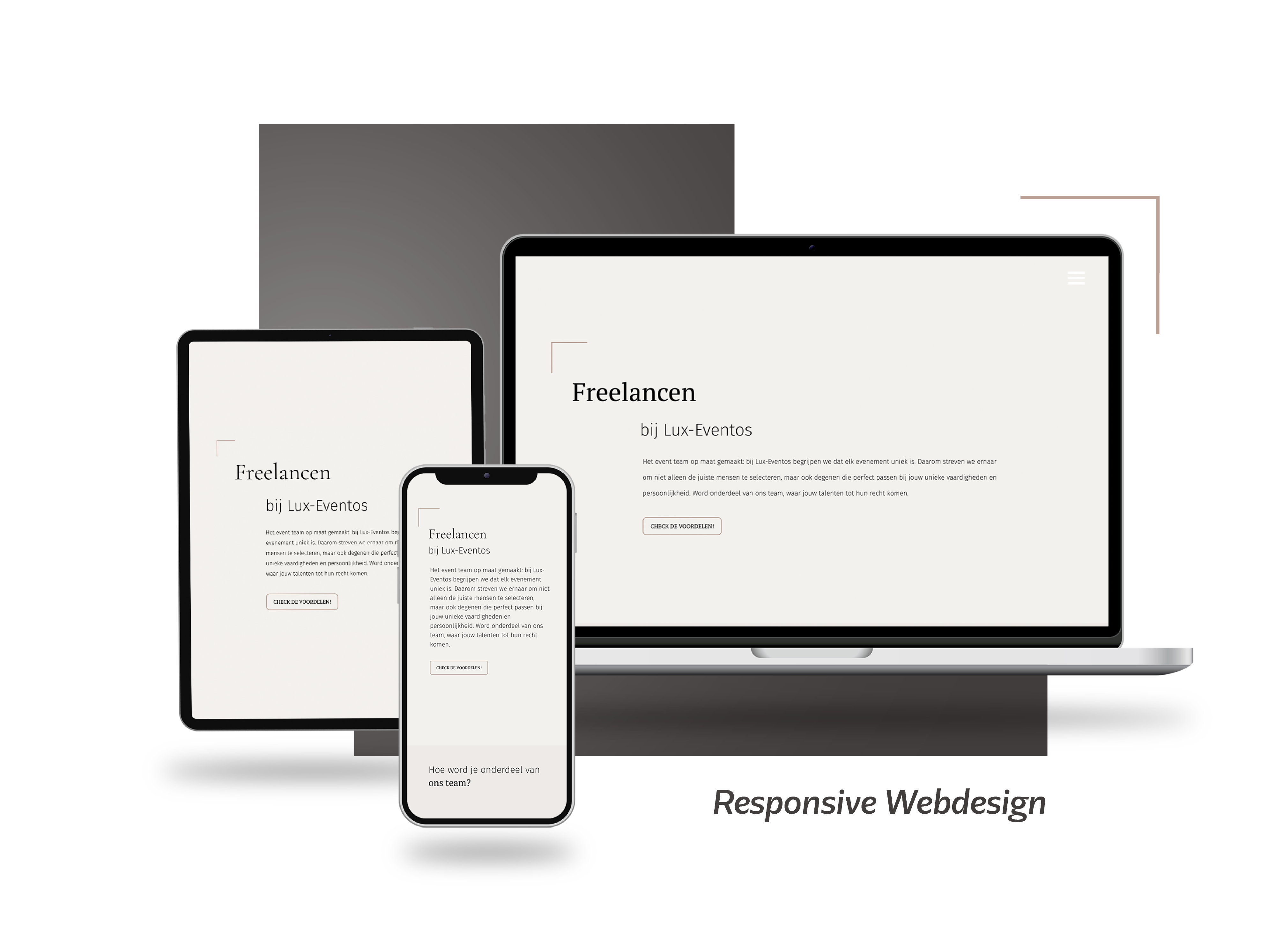 Lux Eventos Impressie Responsive Website