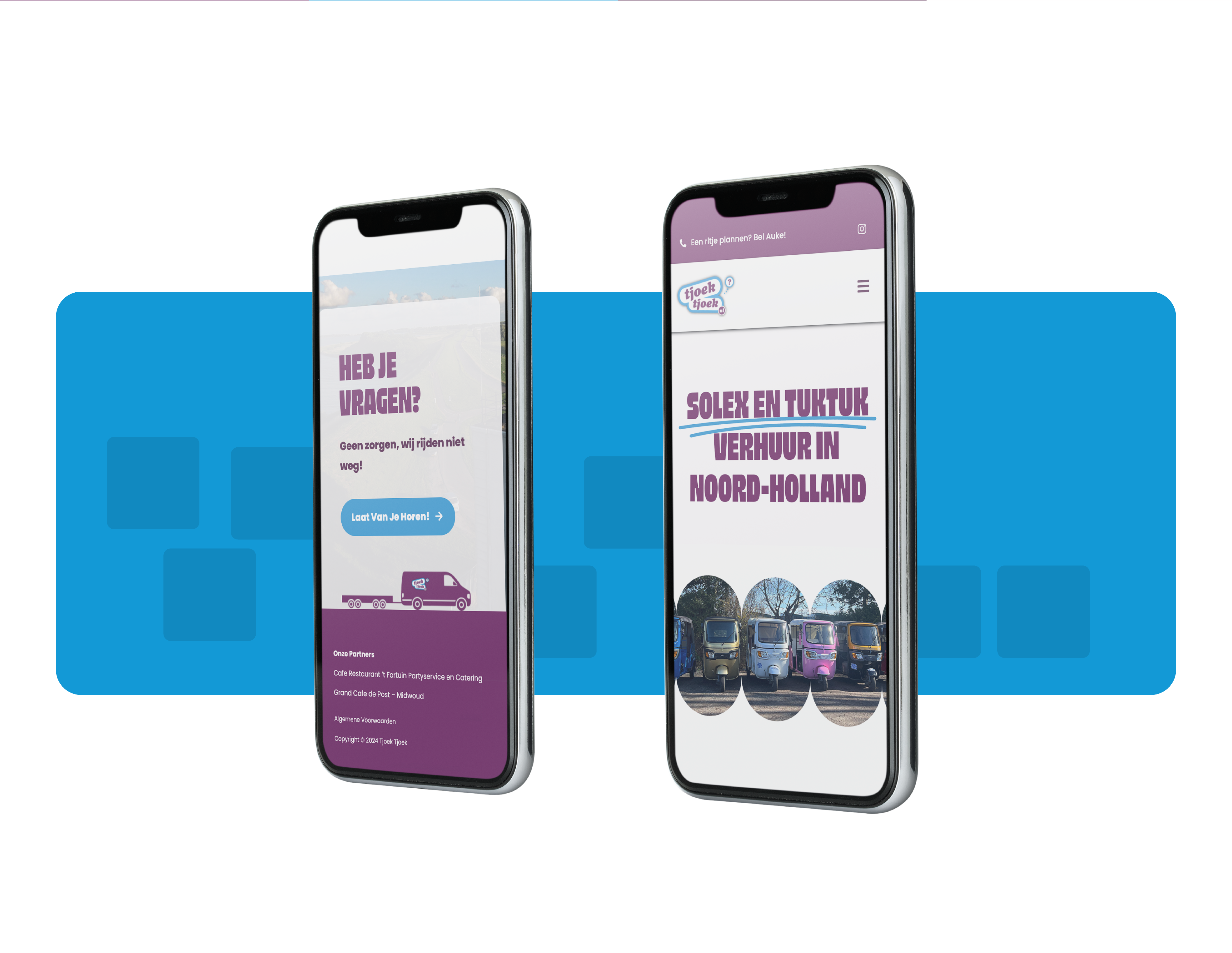 TjoekTjoek Impressie Responsive Website